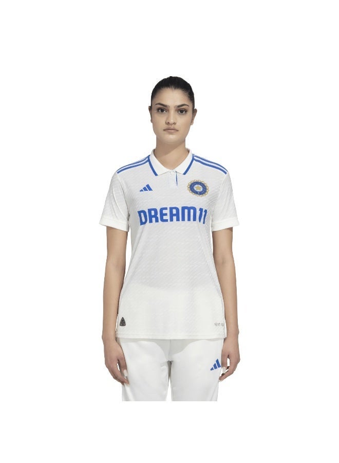 اديداس قمصان كريكيت نسائية بيضاء - Image 2